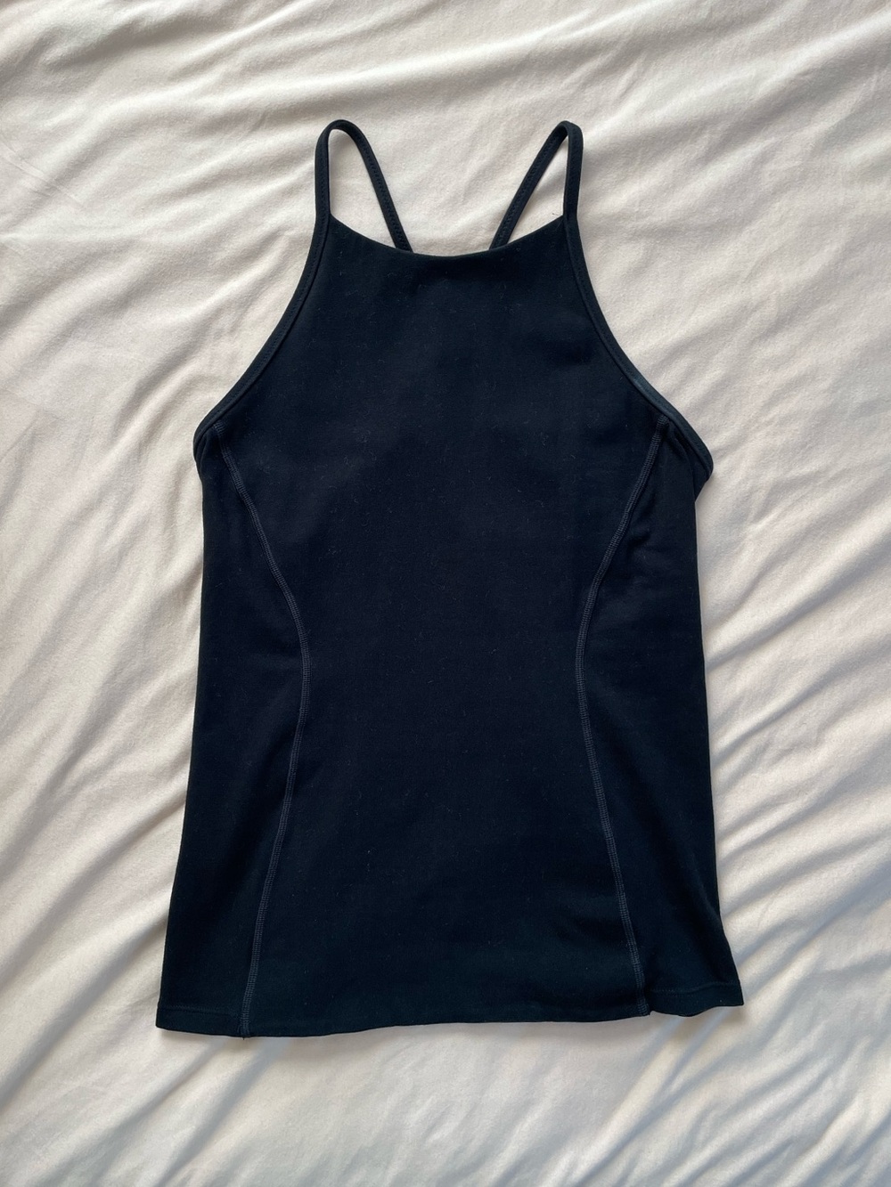 ASOS Women's Black High Neck Workout Tank Top